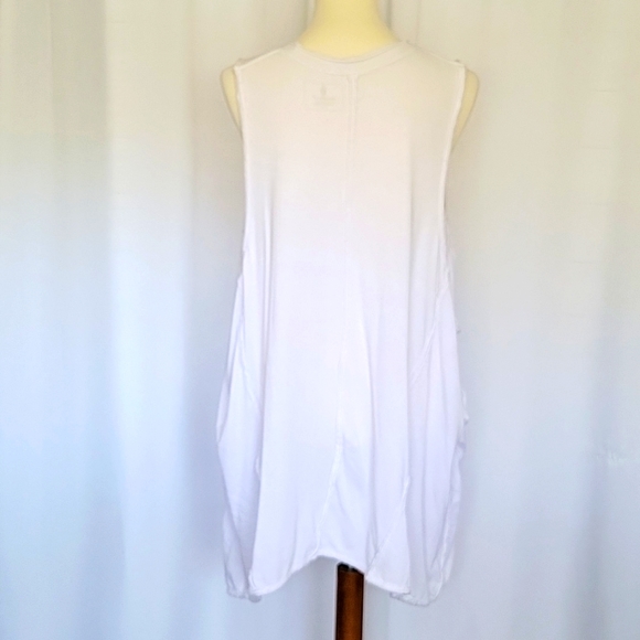 Free People Movement Tank dress/tunic with pockets white size Med - Picture 5 of 7